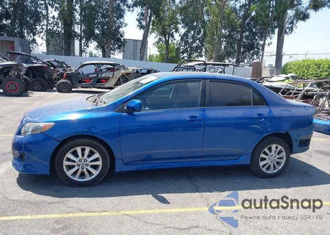 2009 Toyota Corolla S z USA, uszkodzony, nr VIN 1NXBU40E29Z010207